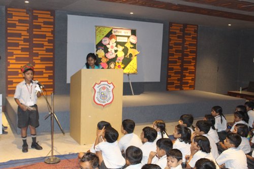 Hindi Kavya Path on 25-Aug-2017 in the Primary Wing