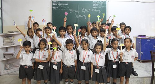 Finger Puppet Making Activity  (Class I-B)