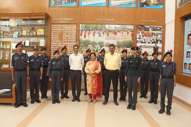 NCC RANK DISTRIBUTION CEREMONY on  22-Feb-22